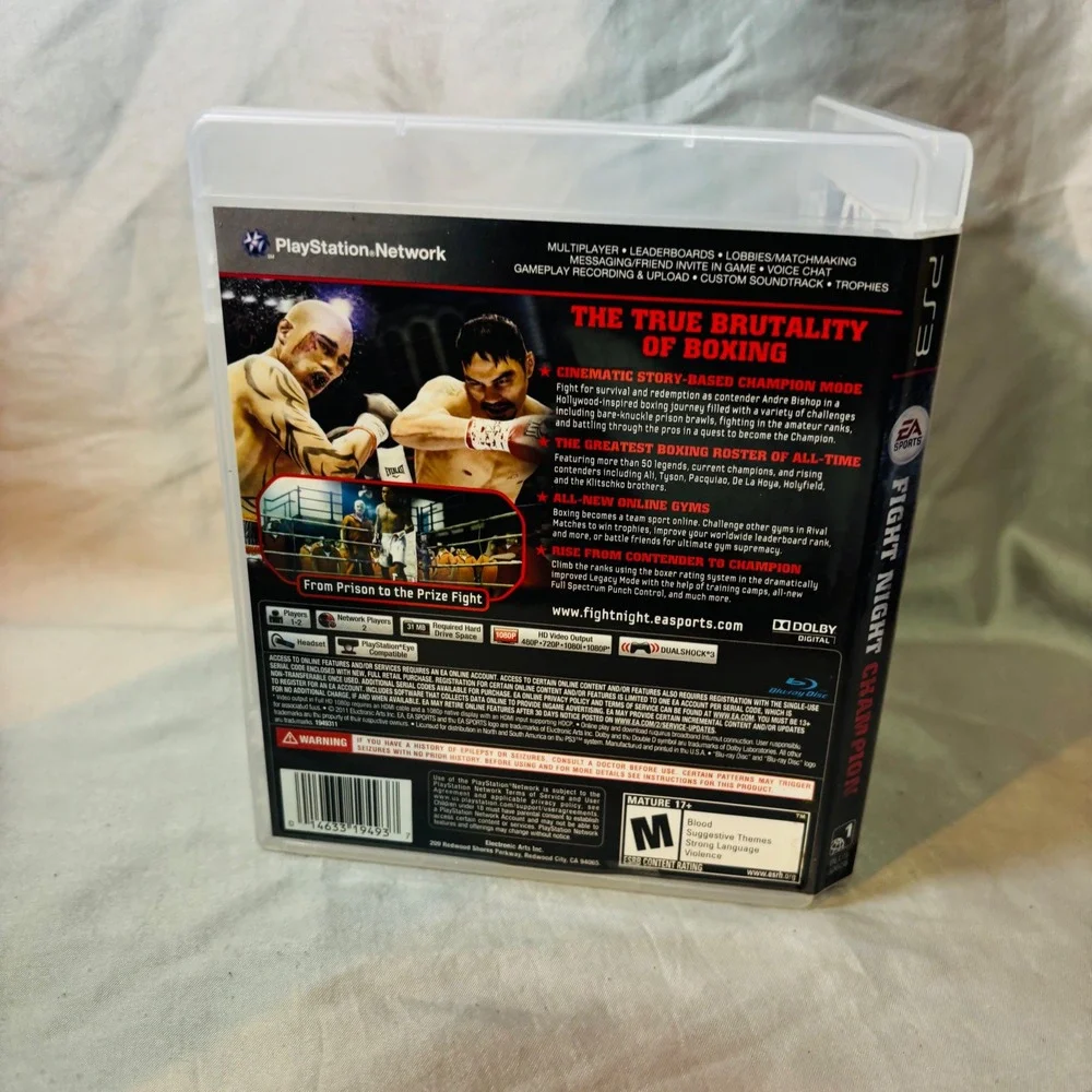 Fight Night Champion PS3 PlayStation 3 EA Sports Boxing Game Muhammad Ali Tyson